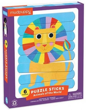 Puzzle sticks Animaux du monde